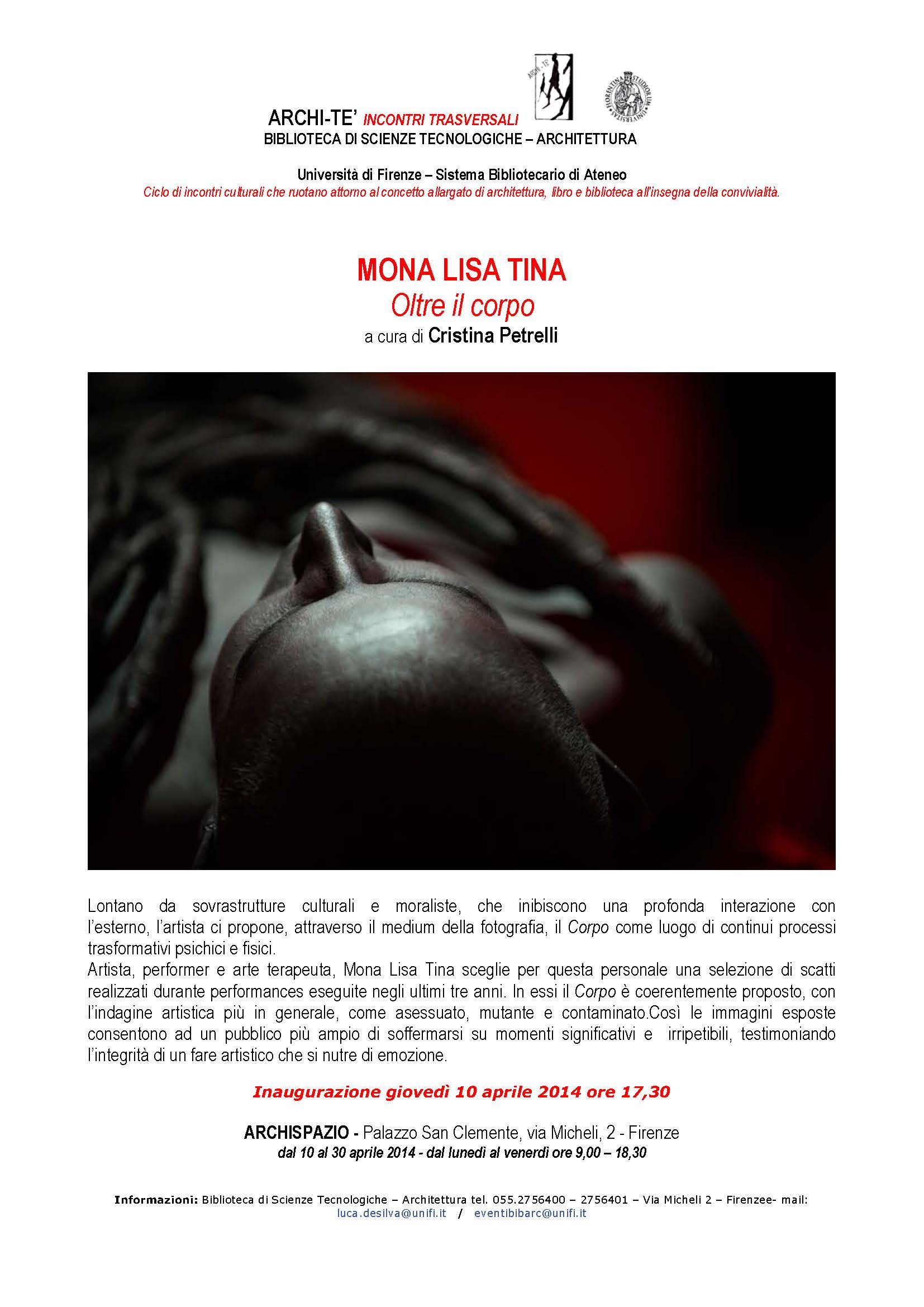 Locandina MONA LISA TINA Locandina MONA LISA TINA