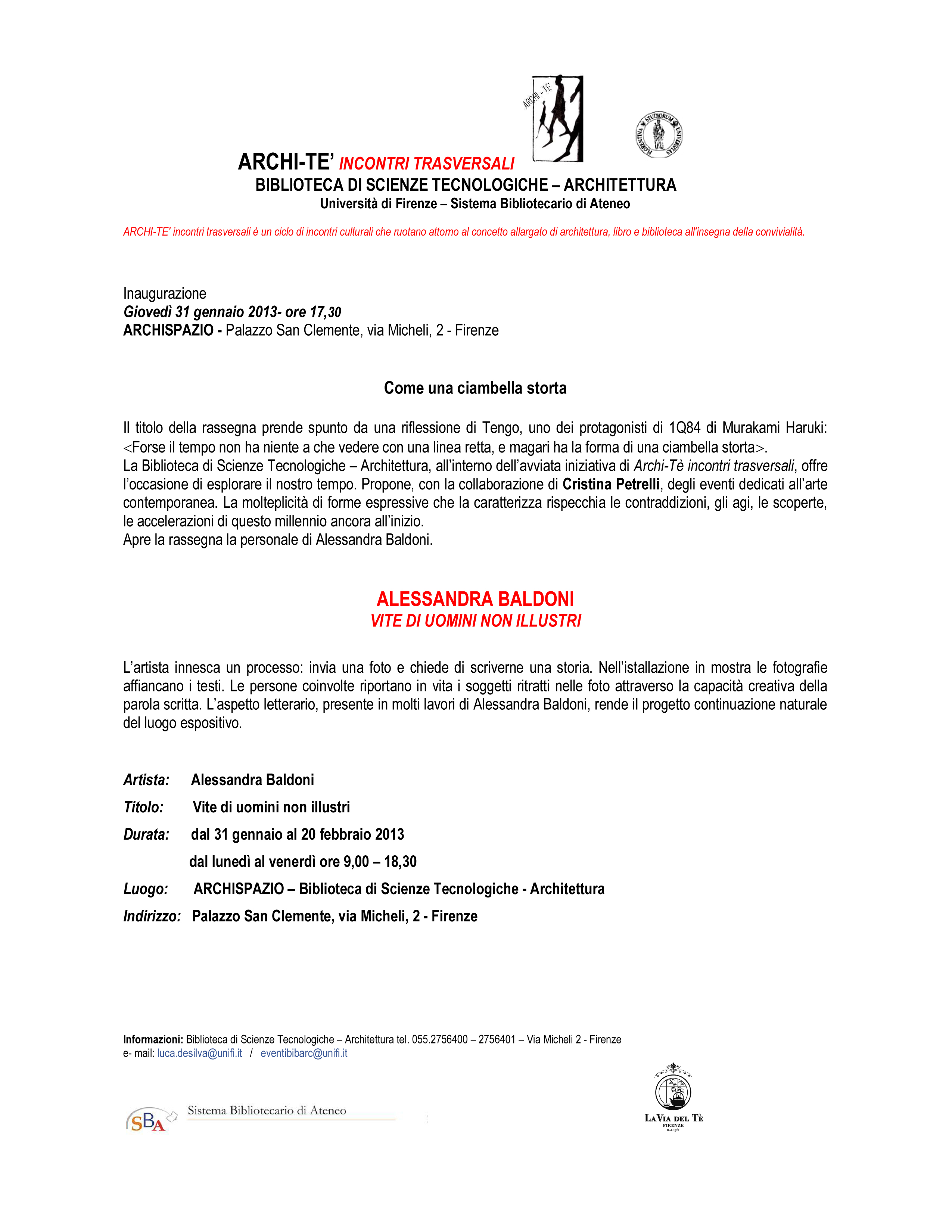 Comunicato stampa Baldoni