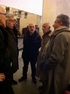 Gillo Dorfles con Luca De Silva, Aldo Colonetti e Corrado Marcetti