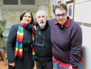Luca De Silva con Alessandra Baldoni e Cristina Petrelli