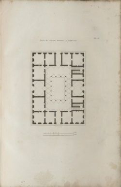 Pl. 15. Plan du Palais Strozzi &agrave; Florence