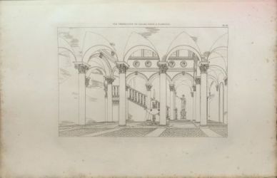 Pl. 55. Vue perspective du Palais Gondi &agrave; Florence