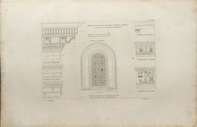 Pl. 42. D&eacute;tails du Palais Riccardi, autrefois M&eacute;dicis dans la via Larga, &agrave; Florence