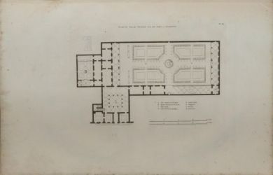 Pl.  69. Plan du Palais Nicolini via dei Servi, &agrave; Florence