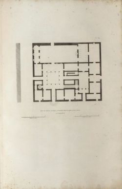 Pl. 39. Plan du Palais Ricardi [Riccardi], autrefois M&eacute;dicis dans la via Larga &agrave; Florence
