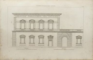 Pl. 34. El&eacute;vation d&eacute;taill&eacute;e du Palais Pandolfini