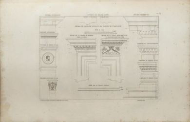 Pl. 54. D&eacute;tails du Palais Gondi, &agrave; Florence