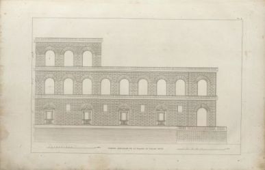 Pl.   4. Partie d&eacute;taill&eacute;e de la fa&ccedil;ade du Palais Pitti