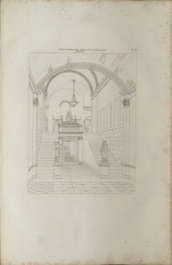 Pl.  73. Vue du vestibule de l'h&ocirc;pital de st. Jean de Dieu, &agrave; Florence