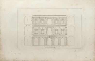 Pl.   5. Coupe de la cour du Palais Pitti