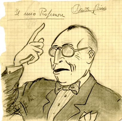 Roberto Papini ritratto da Dante Bini, Fondo Roberto Papini