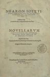 Nearon Ioustinianou basileos, frontespizio