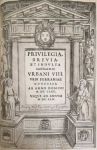 Privilegia summorum pontificum constitutiones, frontespizio Privilegia summorum pontificum constitutiones, frontespizio