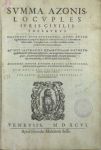 Summa Azonis, frontespizio