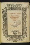 Libro di Benedetto Bordone, frontespizio