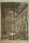 Esequie di Filippo IV, interno della chiesa di San Lorenzo, incisione di Giovanni Battista Falda, disegno di Ferdinando Tacca Esequie di Filippo IV, interno della chiesa di San Lorenzo, incisione di Giovanni Battista Falda, disegno di Ferdinando Tacca