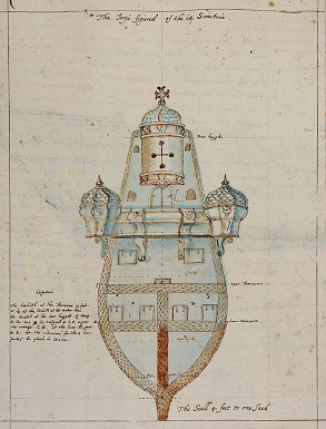 Trattato della vera architettura di ogni sorta di vascello, c. 74v (numerata anche 76v rosso)