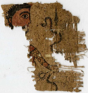 Papiro con divinit&agrave; apotropaica